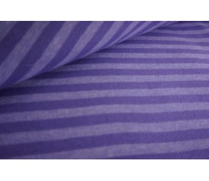 Ringelbündchen breite Streifen - flieder lila